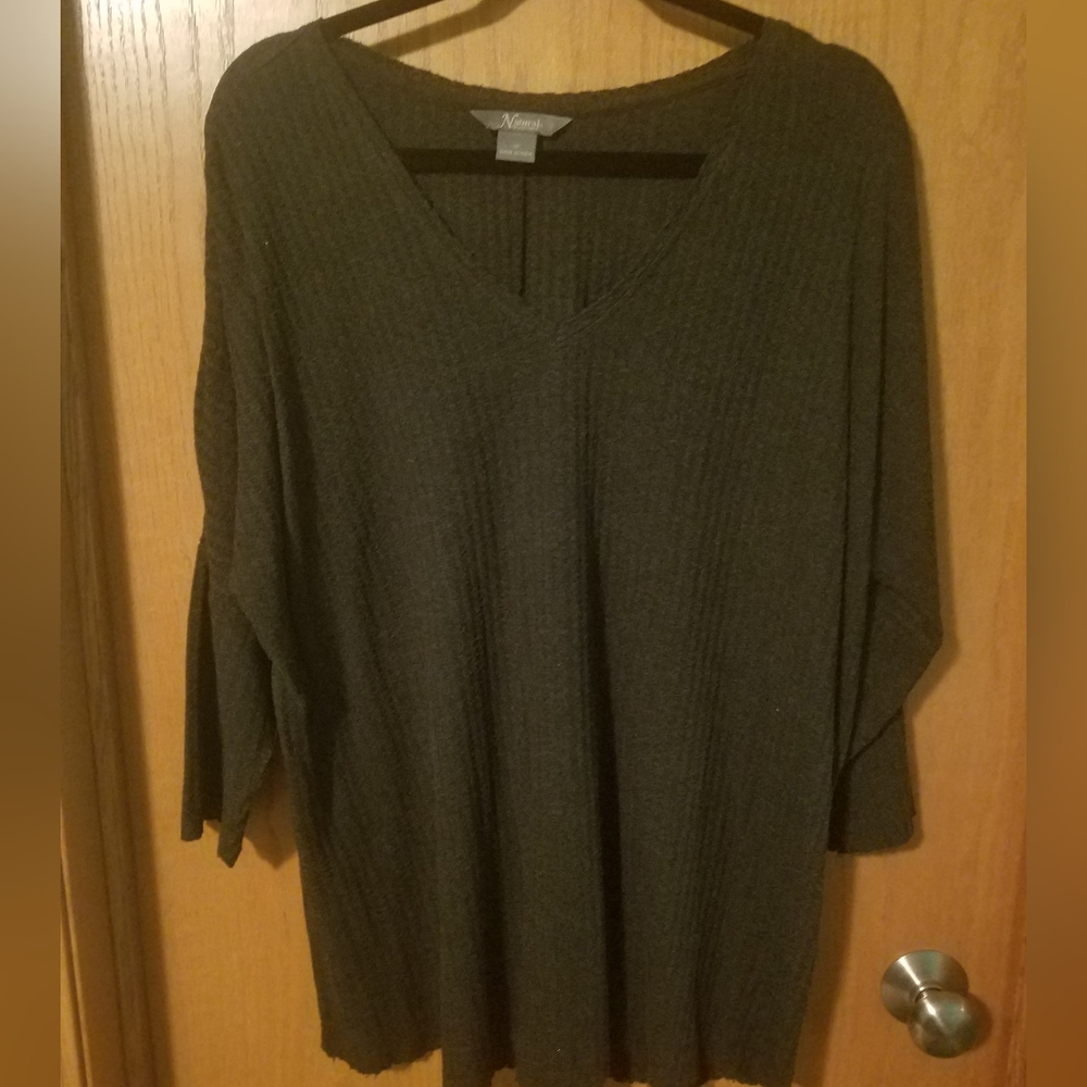 dark gray top
